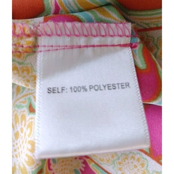 Rose Olive Top Small Sleeveless Floral Tassel - Picture 9 of 11